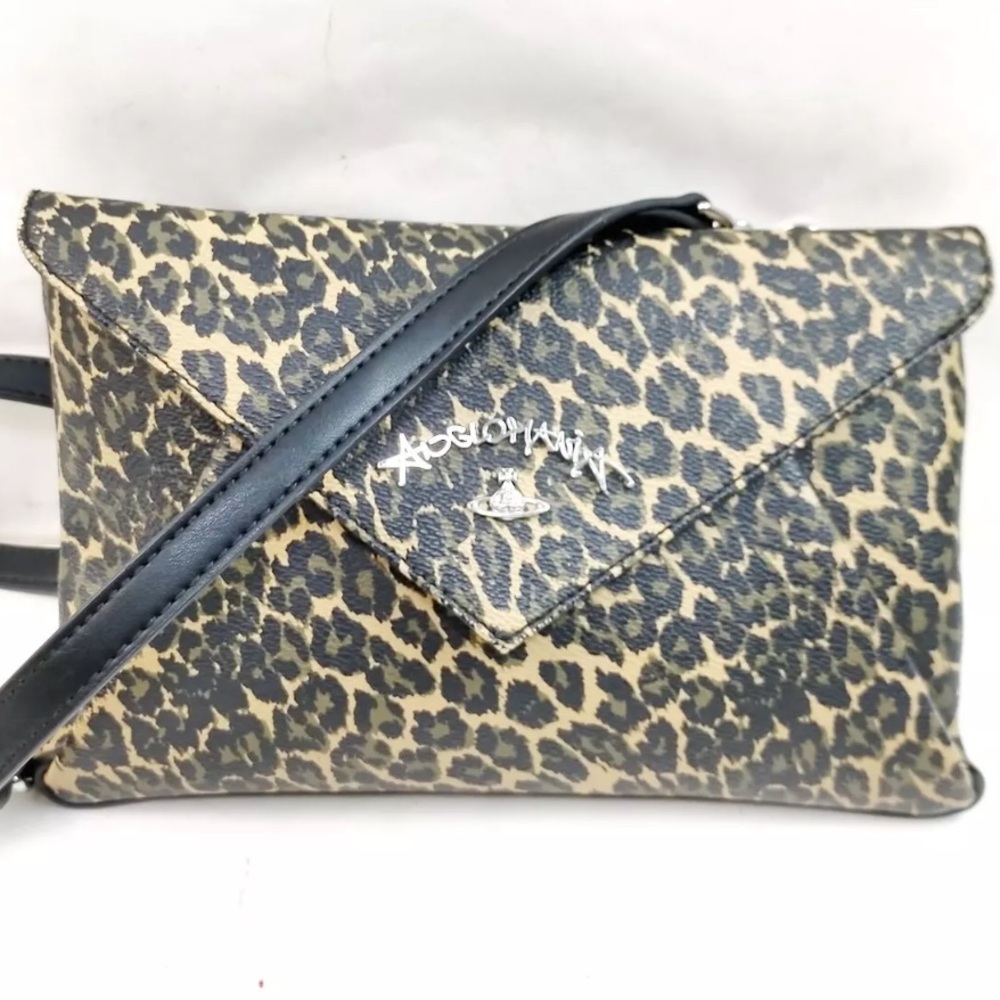 Authentic Vivienne Westwood Shoulder Bag Black or Clutch Beautiful EUC - Picture 1 of 12